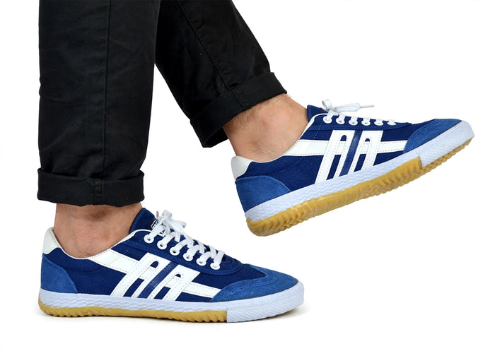 Машка Платнена Патика 120S Royal Blue/White