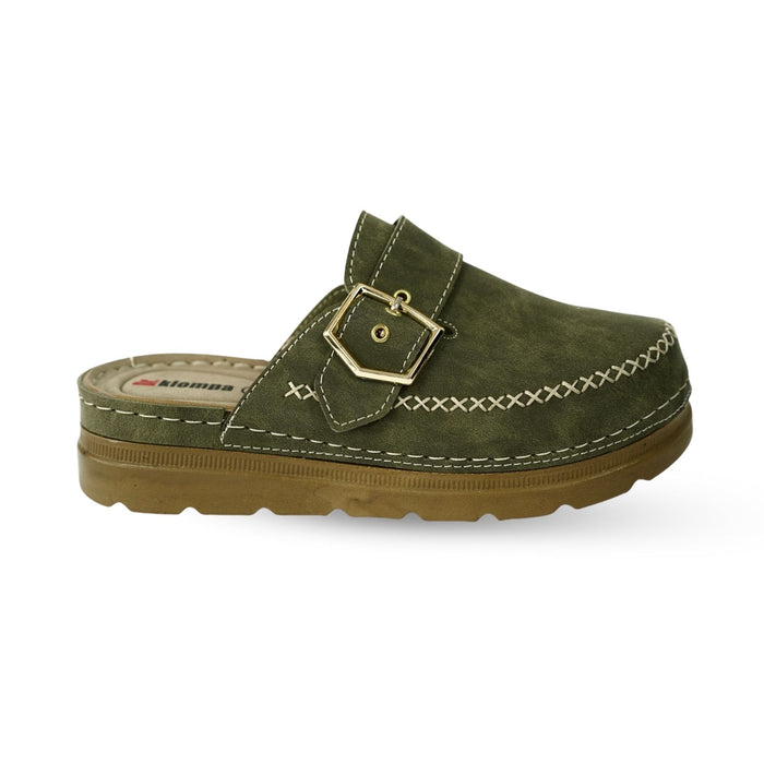 Женска Кломпа 1541591 Khaki