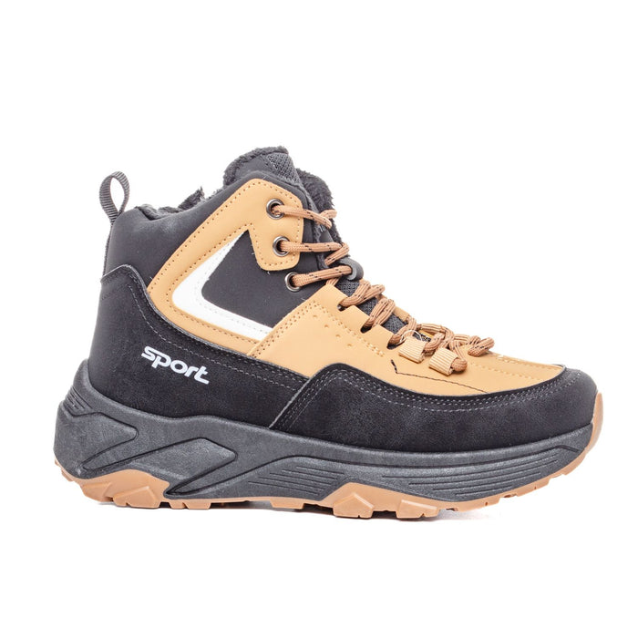 Машка Чизма W586071 Black/Camel