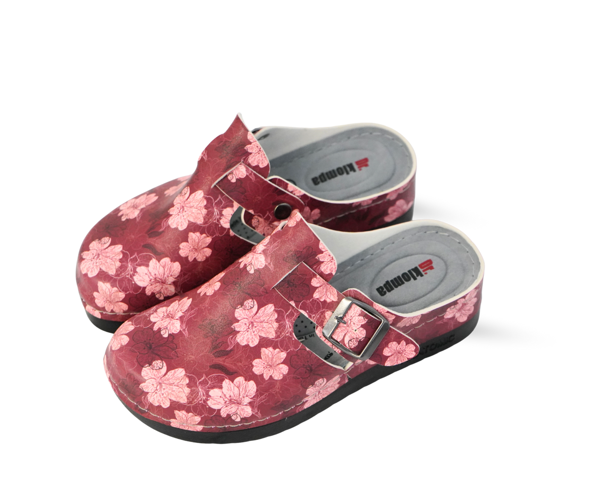 Sabo për gra 154603 RED/FLOWERS