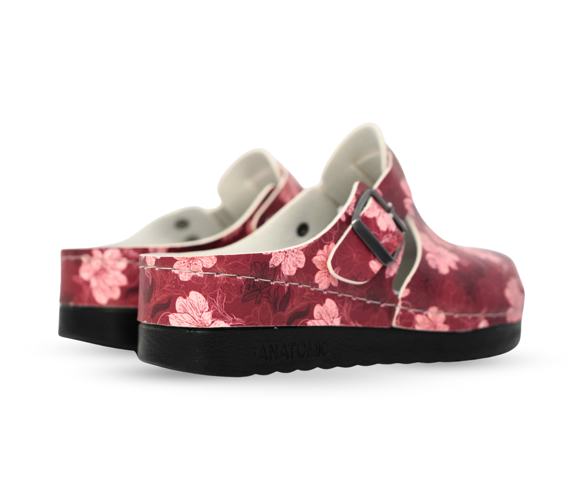 Sabo për gra 154603 RED/FLOWERS