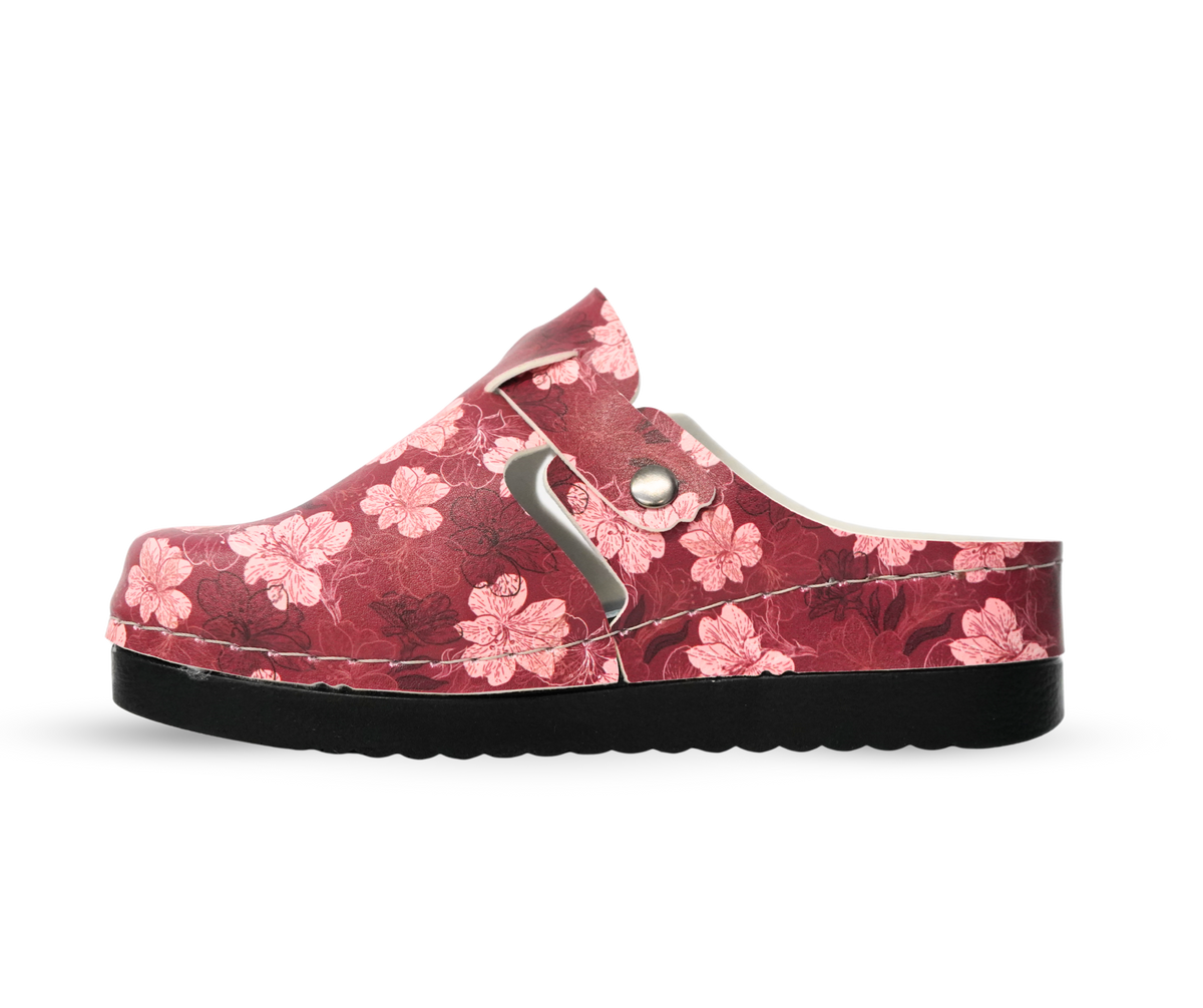 Sabo për gra 154603 RED/FLOWERS
