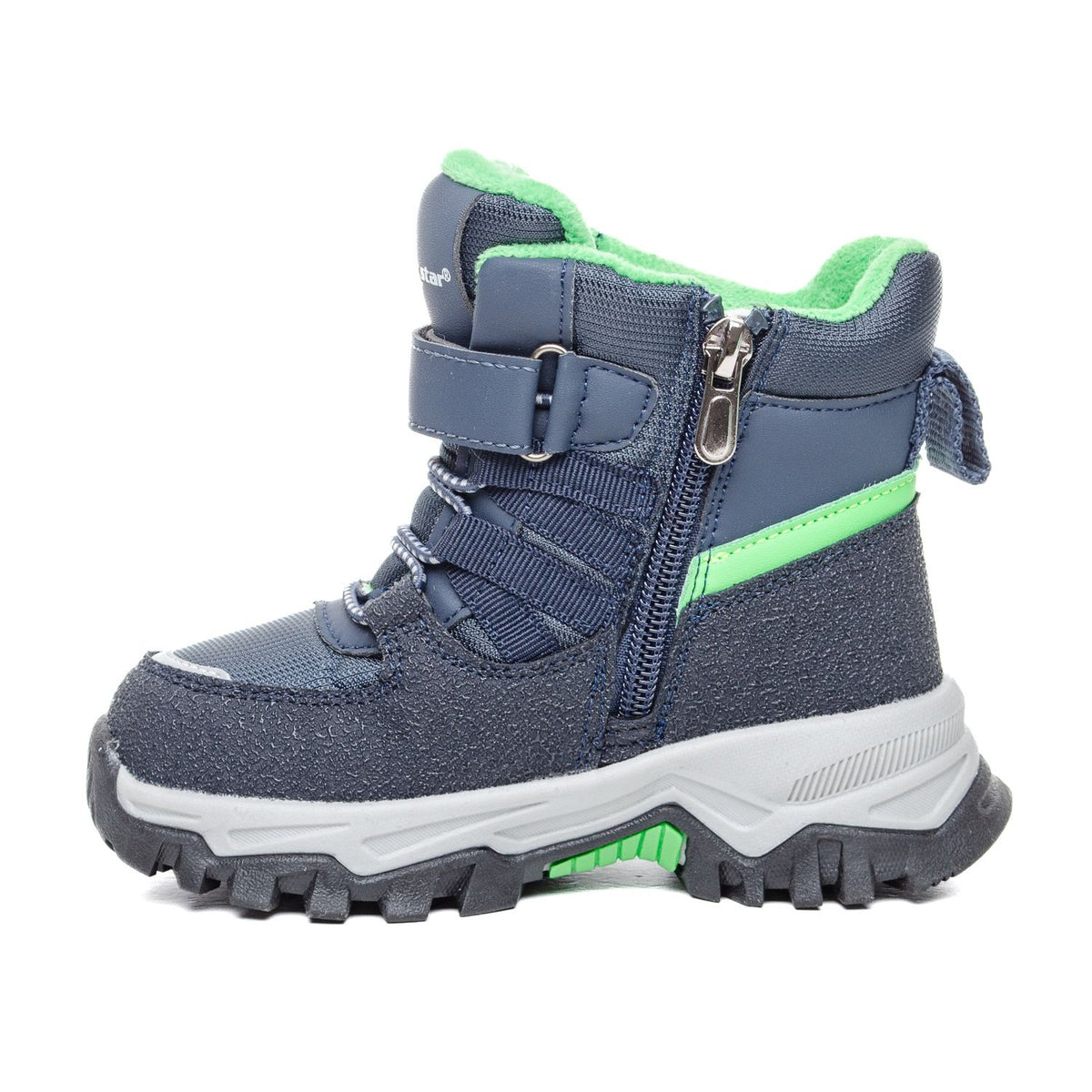 Детска Чизма 026600 Navy/Green