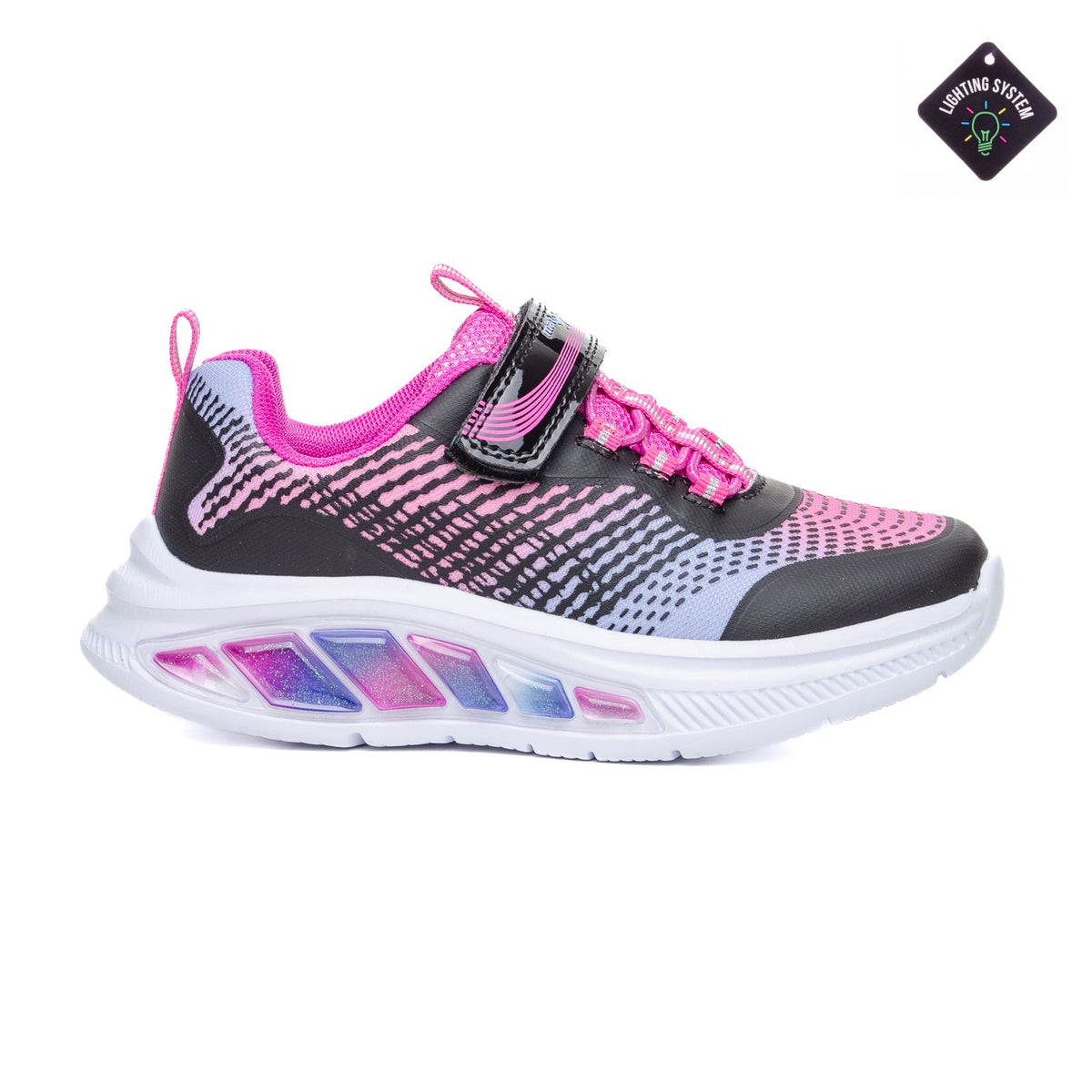 Детска Патика 016608 Fushia/Back Fuchsia/Black