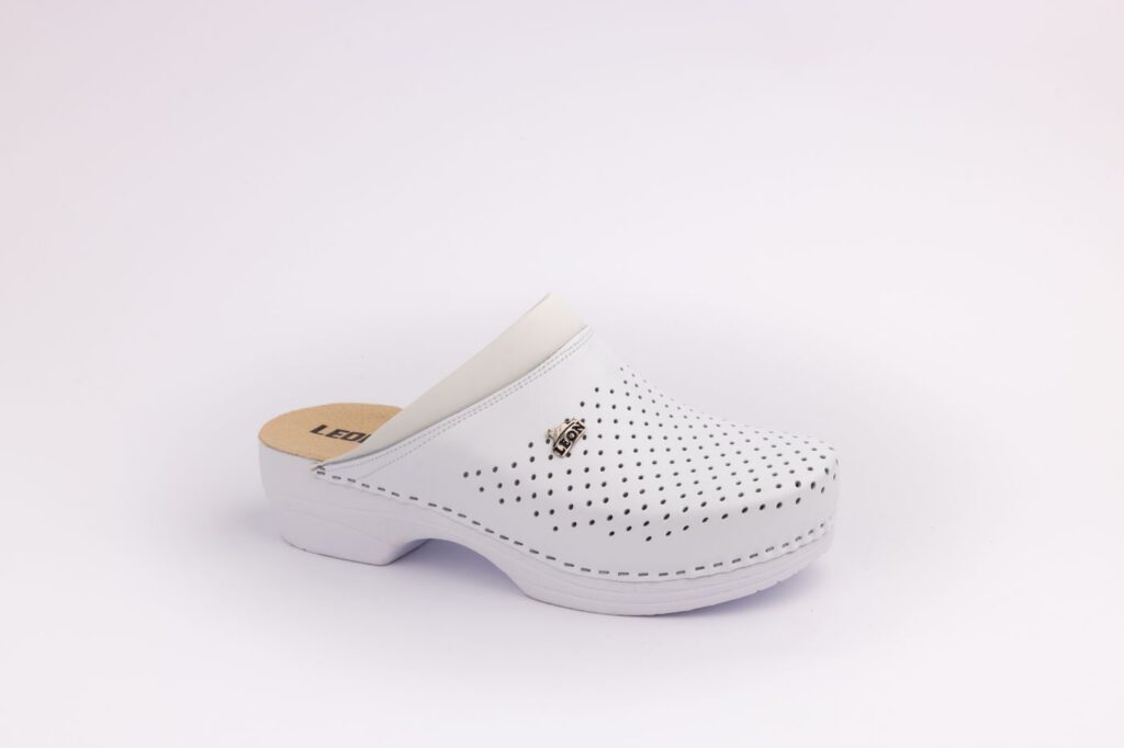 Машка Кломпа ПУ100М White