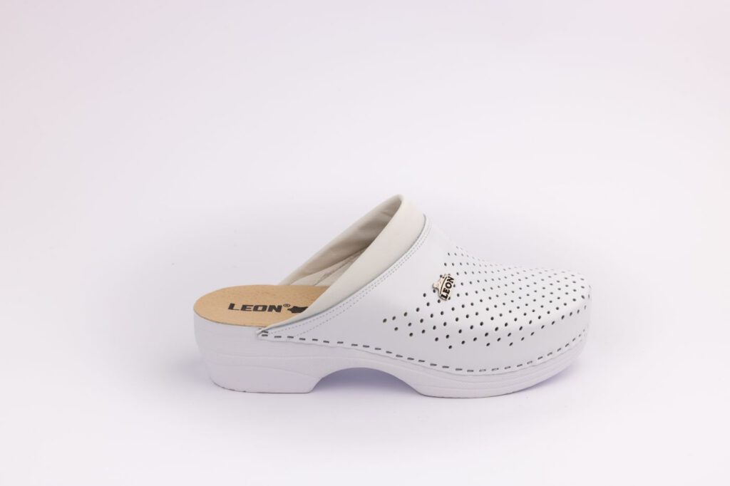 Машка Кломпа ПУ100М White