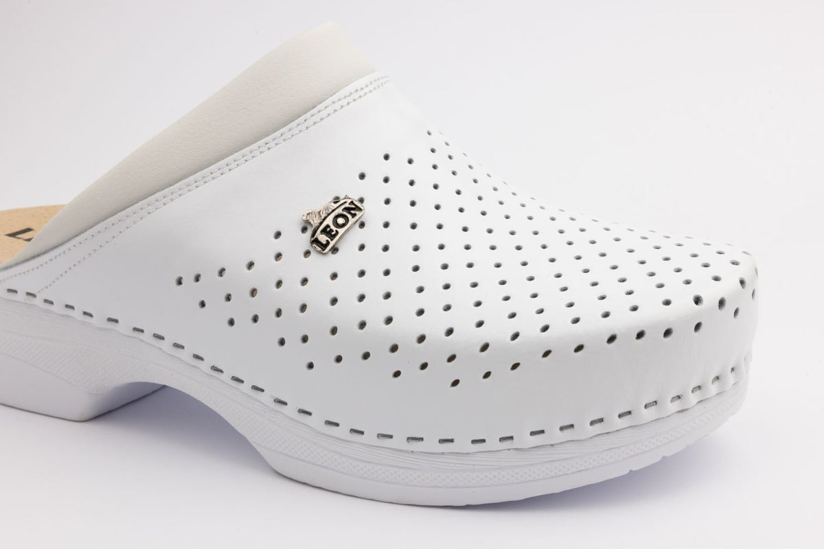 Машка Кломпа ПУ100М White