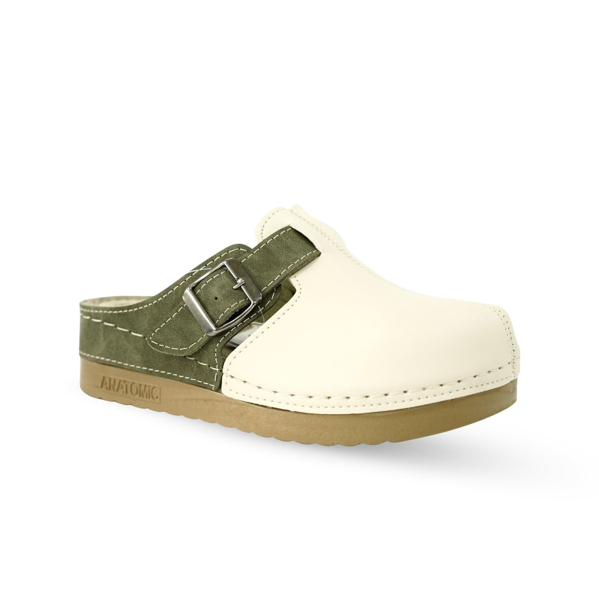 Женска Кломпа 154182 Beige-Khaki
