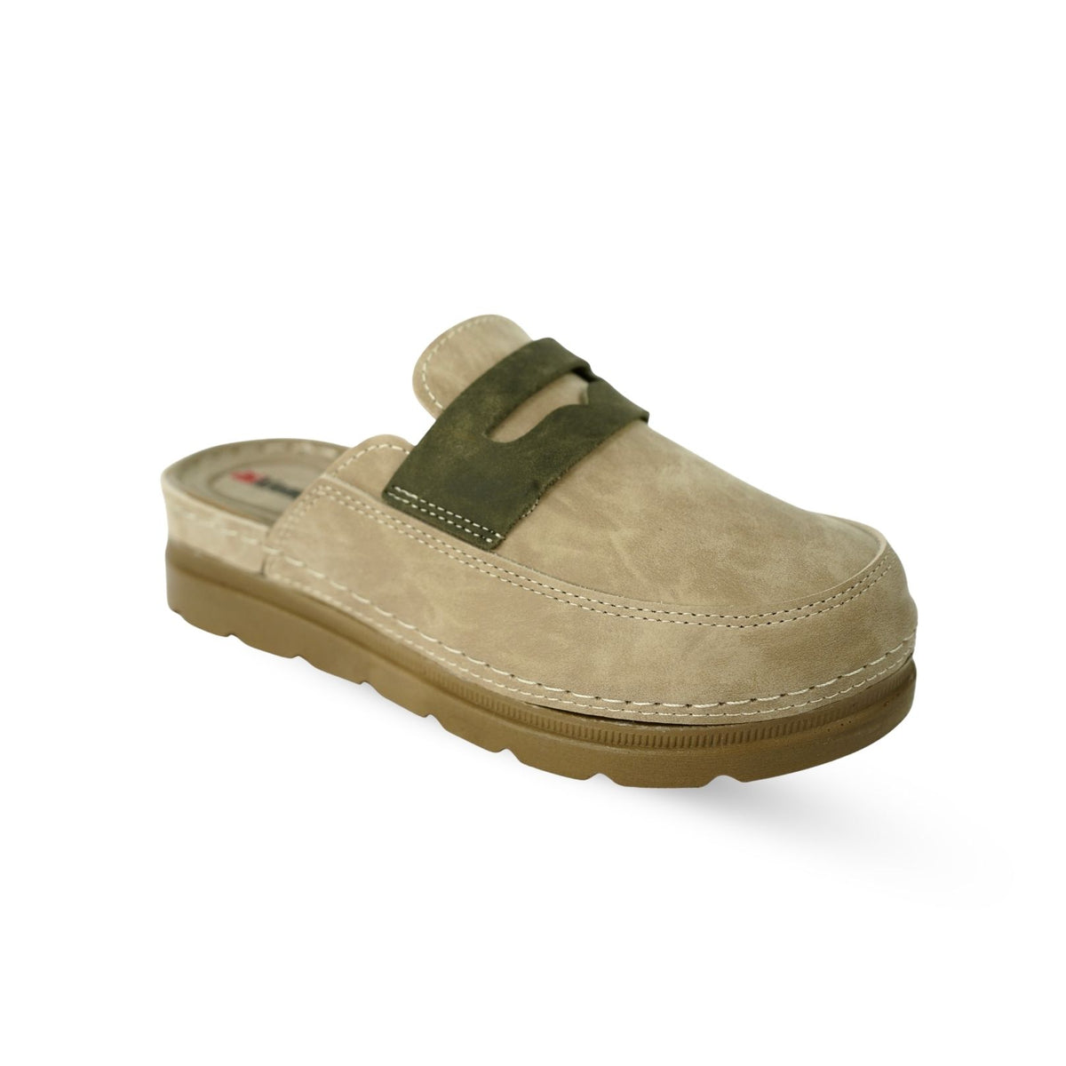 Женска Кломпа 1541386 Beige-Khaki