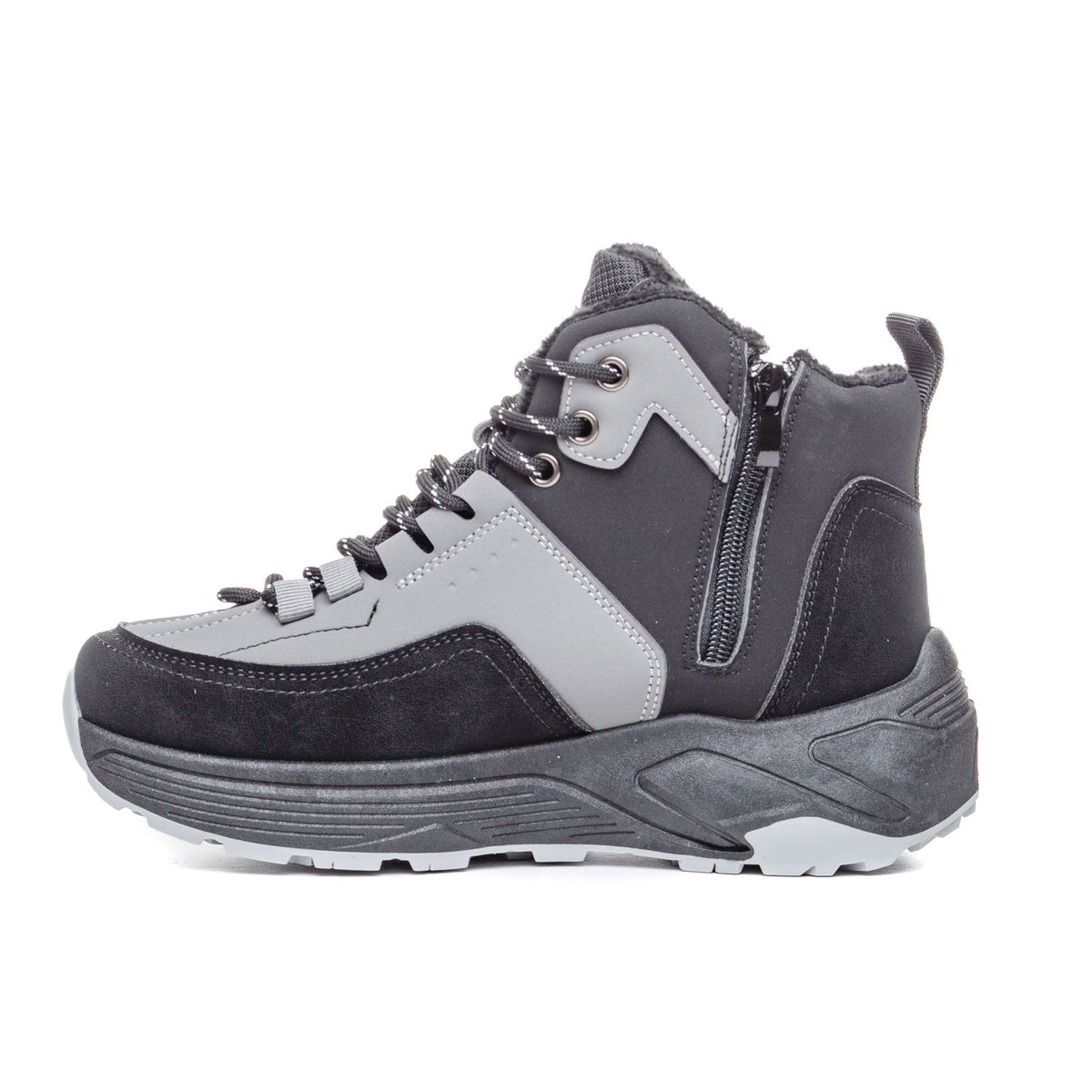 Машка Чизма W586071 Black/Grey